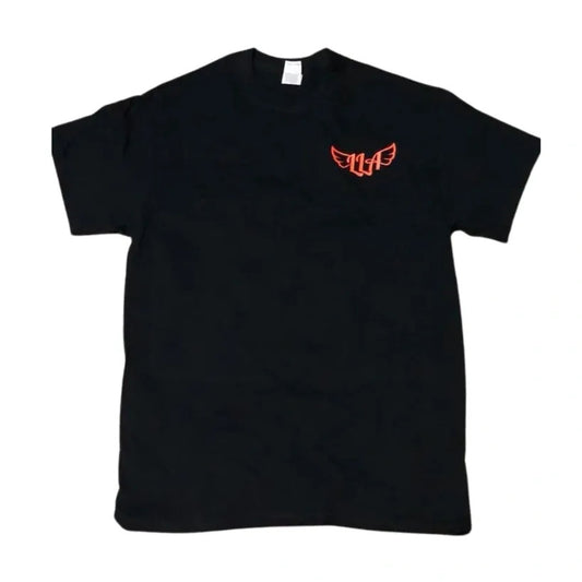 Big L Tshirt in Blk/Orange