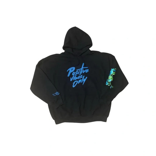 Positive Vibes Hoodie in Black