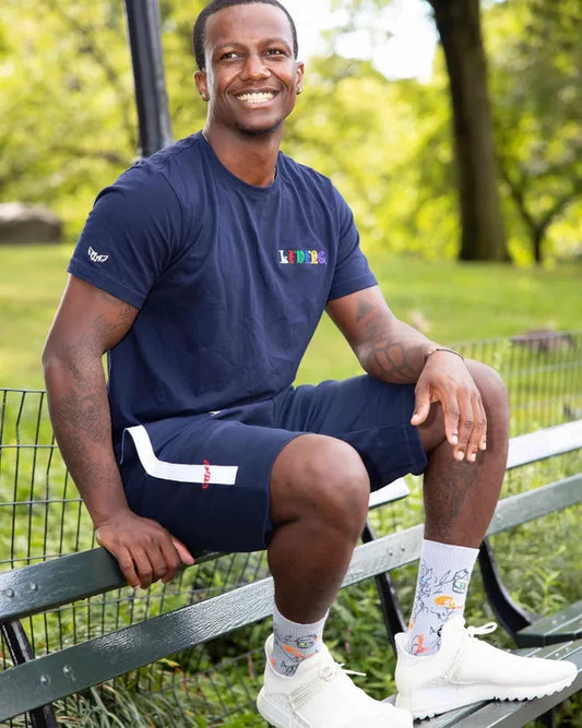 Living T-Shirt in Navy Blue