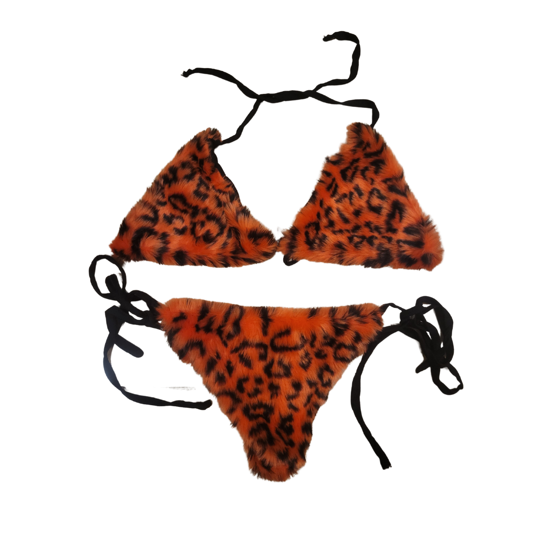 Cheetah 2pc Faux Furinki