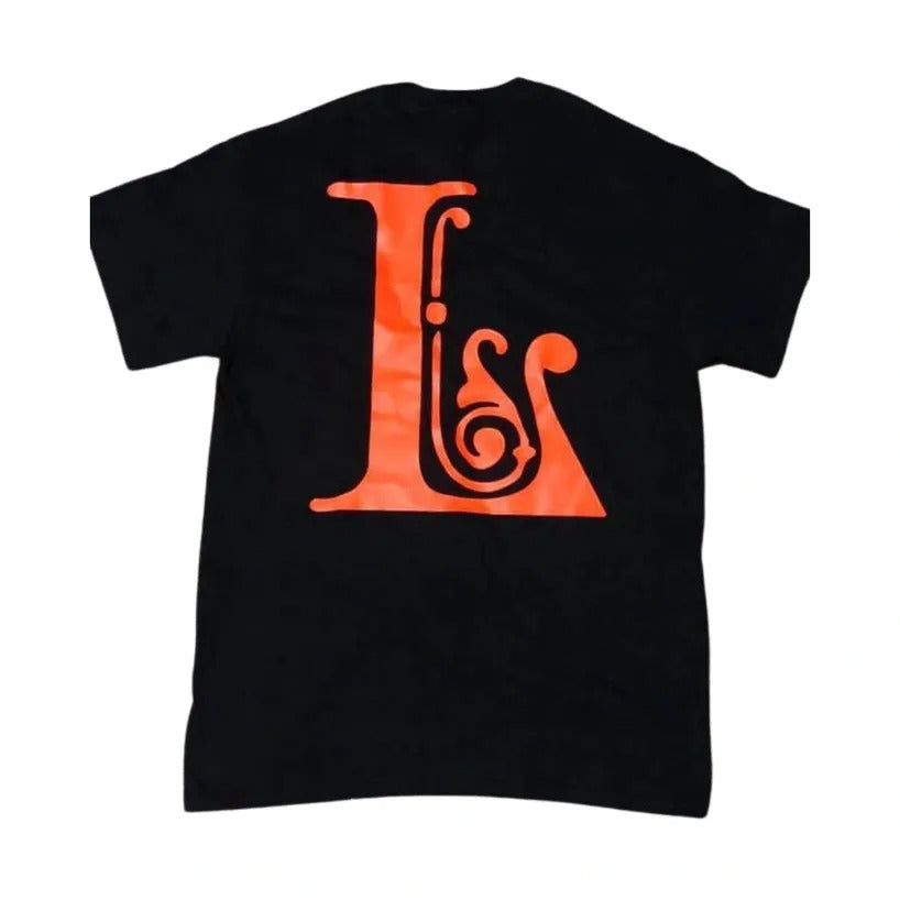 Big L Tshirt in Blk/Orange