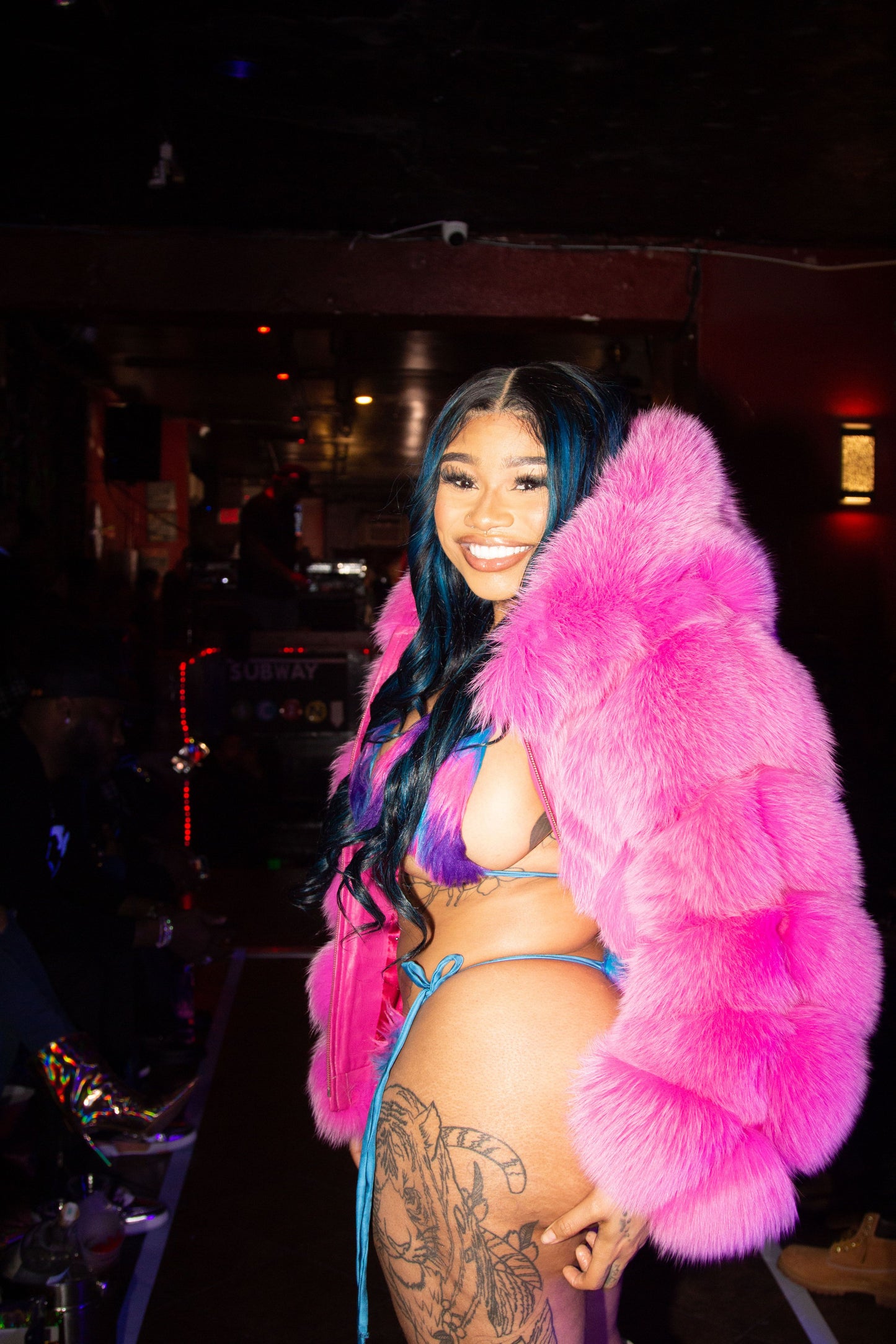 Cotton Candy 2pc Faux Furkini