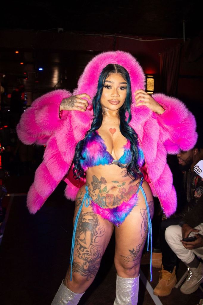 Cotton Candy 2pc Faux Furkini