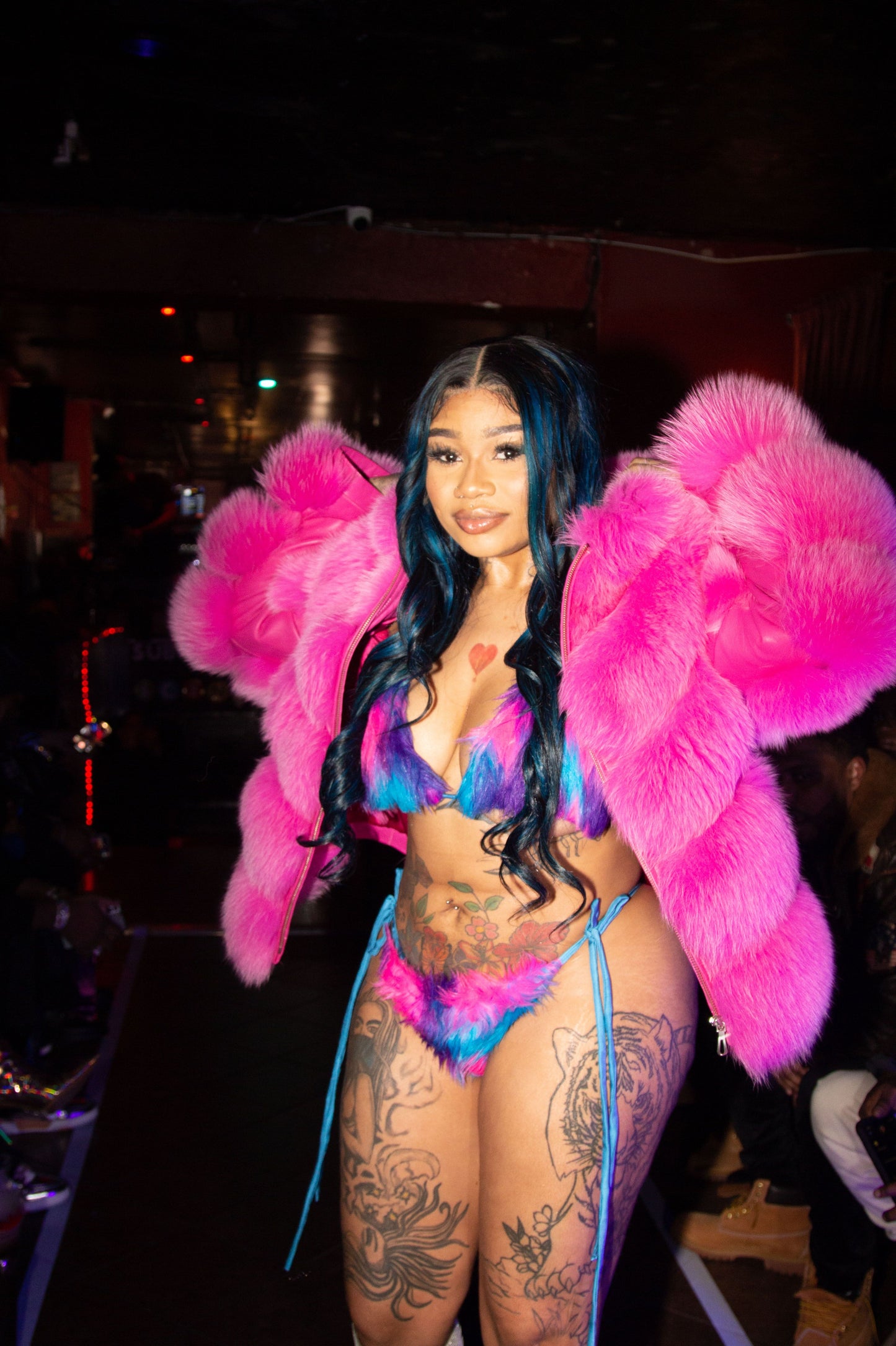Cotton Candy 2pc Faux Furkini